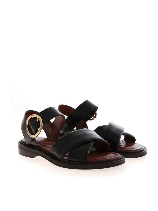 chloe buckle sandals