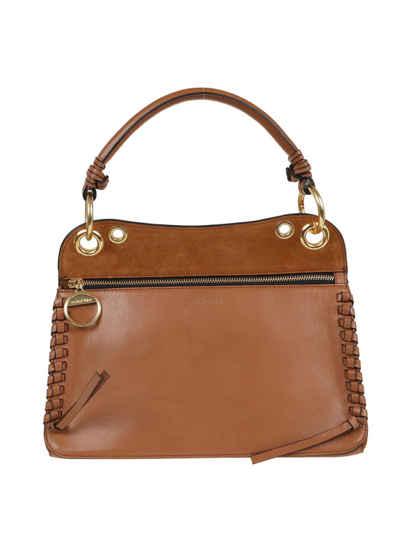 Shoulder bags See by Chloé Ellie structured leather bag CHS20SSA46695