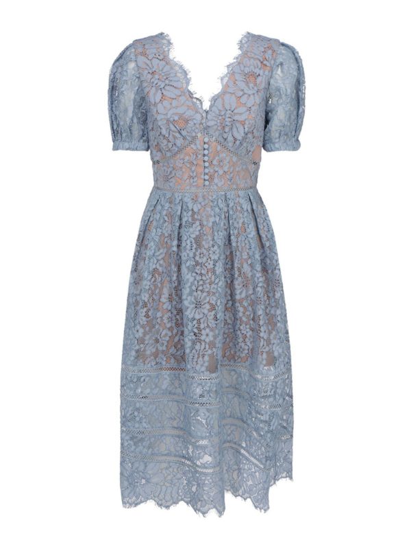 self portrait blue lace