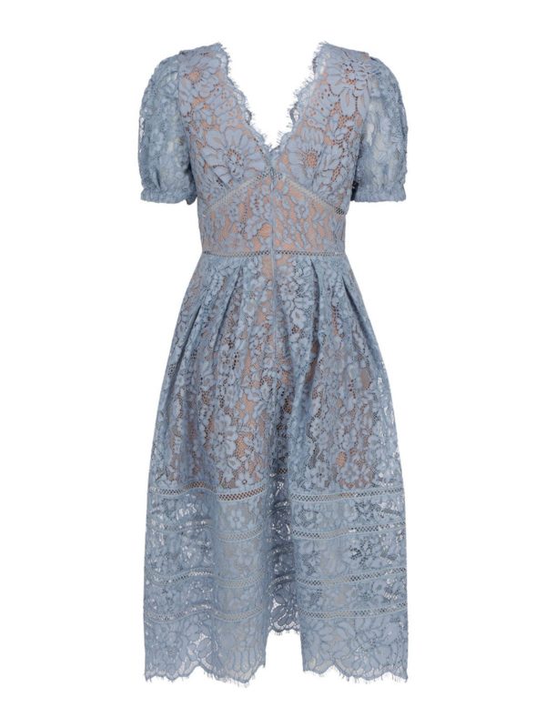 blue lace midi