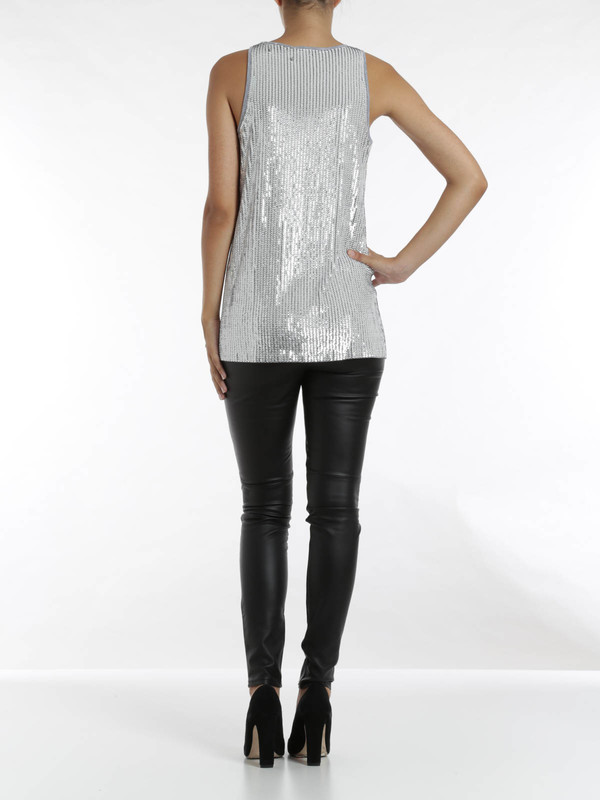 michael kors sequin tank top