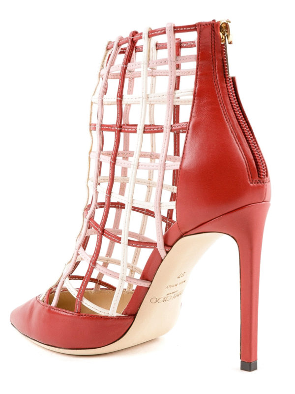 jimmy choo caged boots