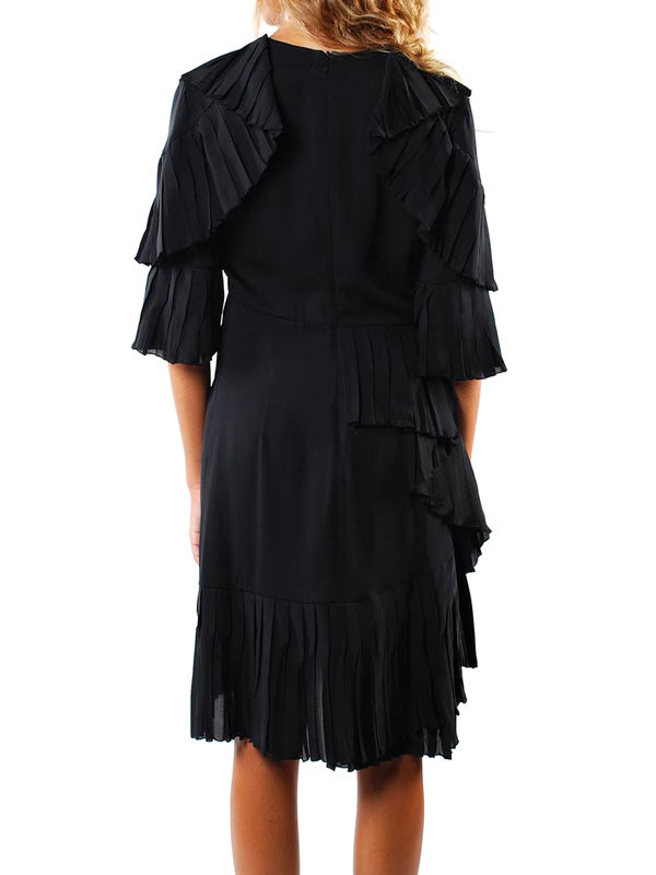 کوکتل Gucci - Silk frill pleated dress 