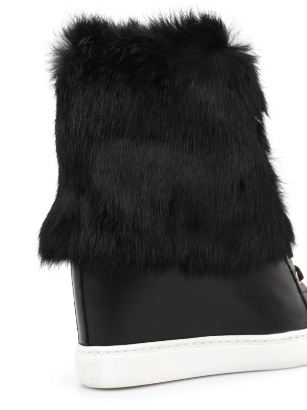 sneaker fur boots