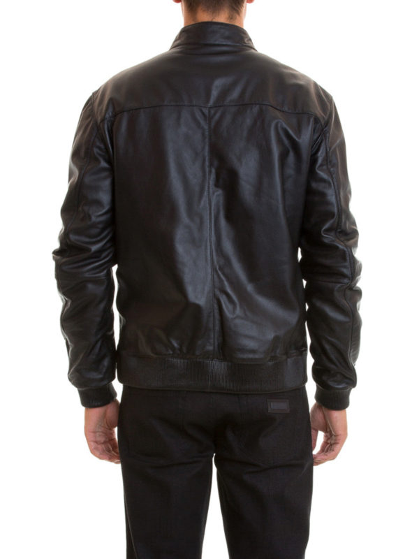 armani collezioni italia leather jacket