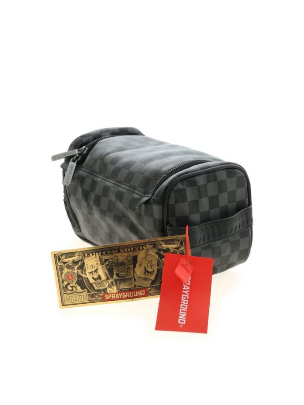 Cases & Covers Sprayground Checked print beauty case in black 910B3439NSZ