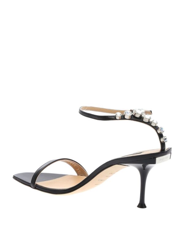 SR Milano sandals in black shop online: SERGIO ROSSI