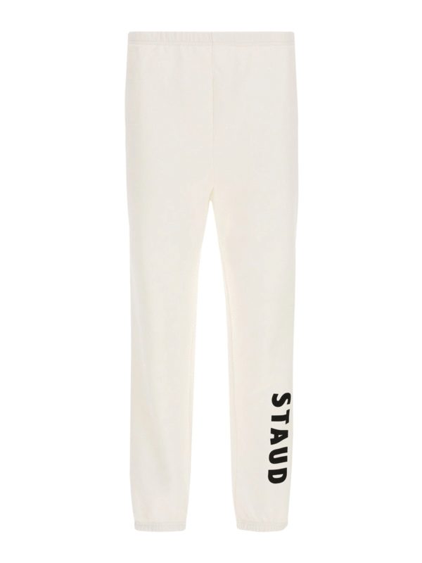 Staud - Logo print cotton sweatpants - tracksuit bottoms - 2862441IVY