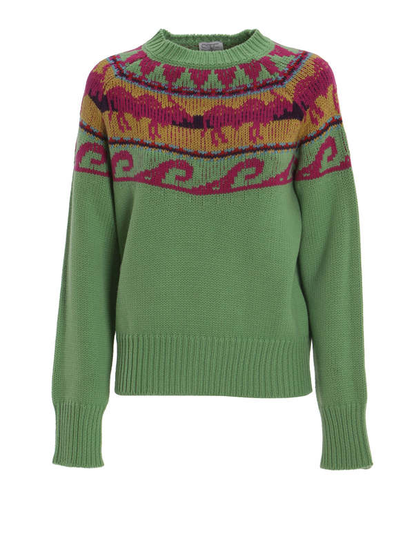 یقه گرد Stella Jean - Redondo sweater 