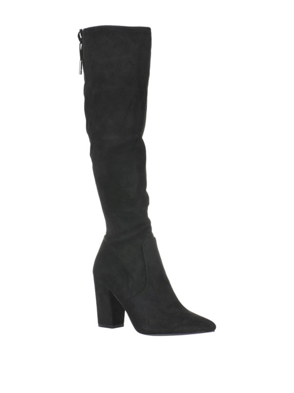 lug sole black booties