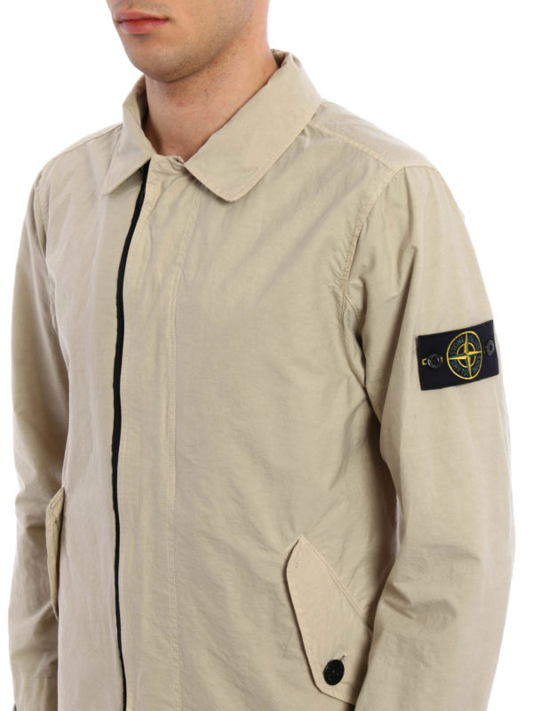 light cotton nylon twill stone island