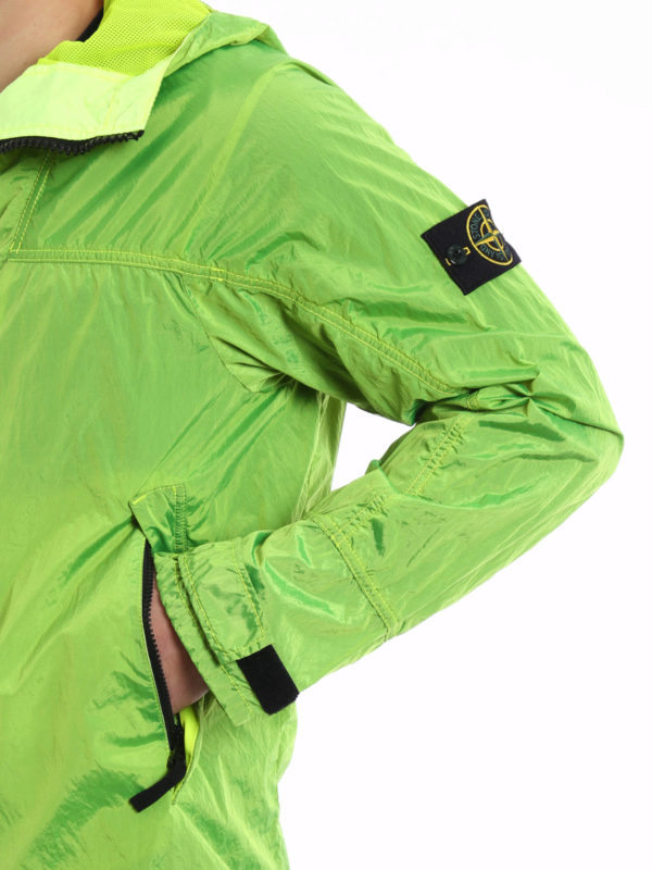 stone island nylon metal jacket green