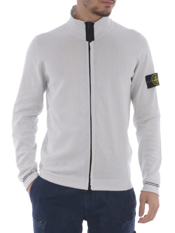 Cotton zipped cardigan 
