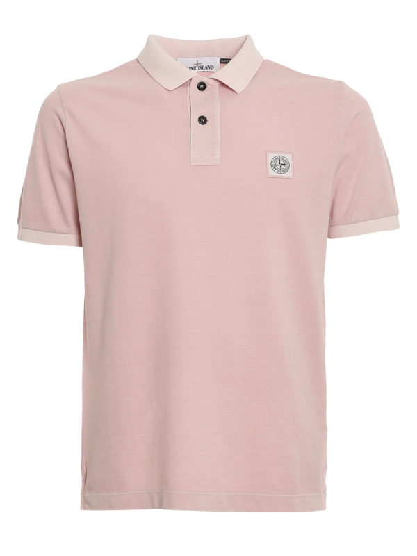 stone island polo shirt large