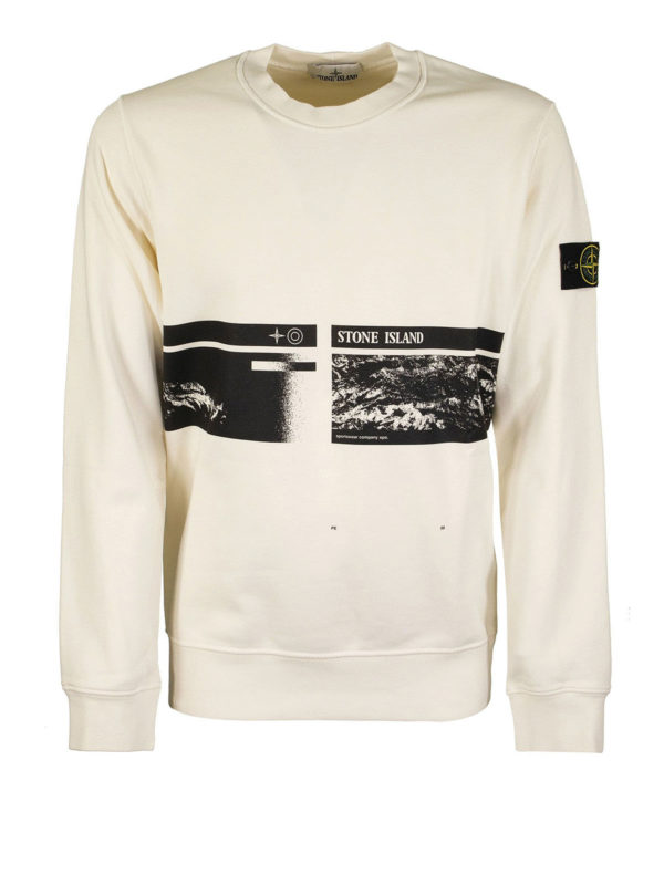 stone island drone three sweatshirt