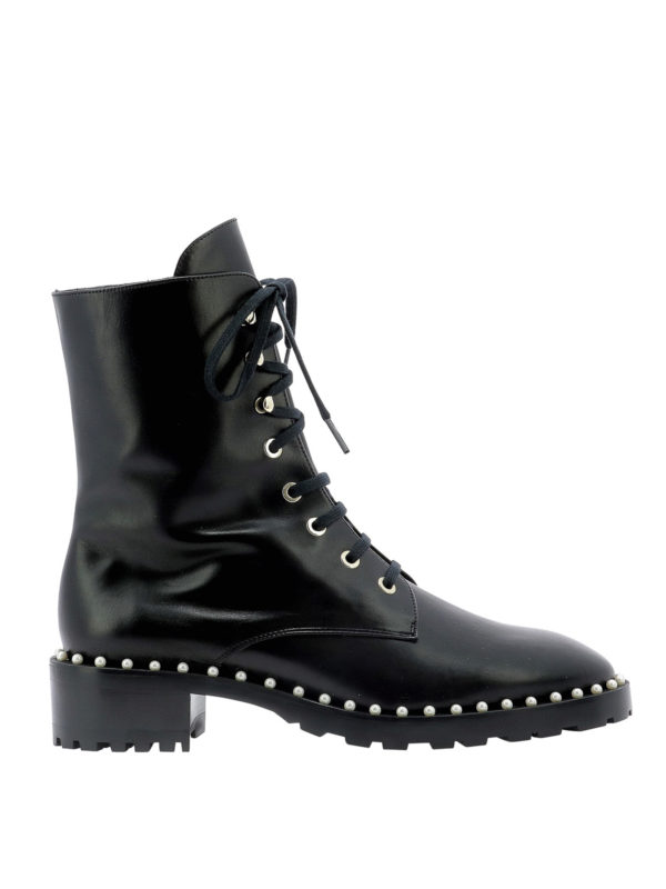 stuart weitzman allie combat boots
