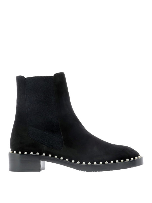 stuart weitzman cline suede booties