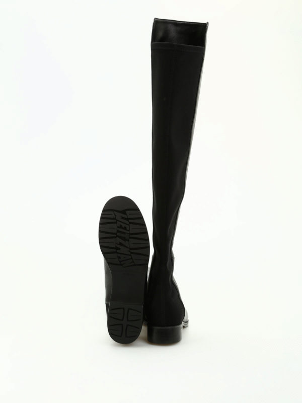 stuart weitzman black nappa boots