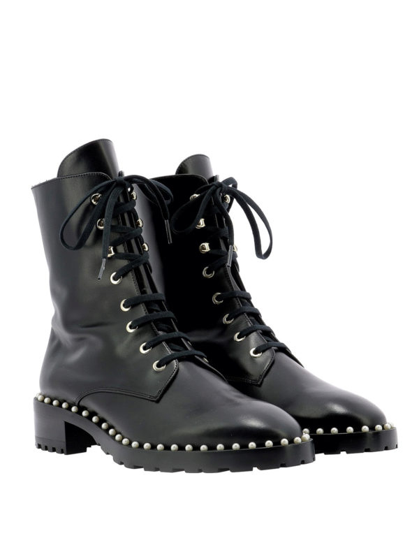 stuart weitzman allie combat boots