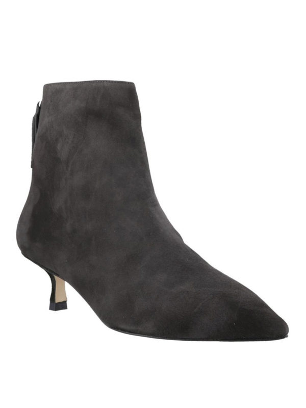 stuart weitzman grey suede ankle boots