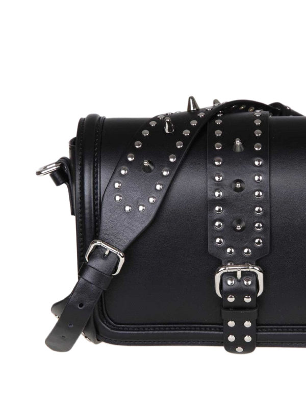 small black studded bag