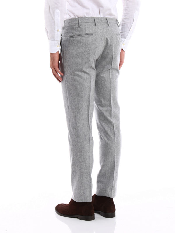 Pantaloni sartoriali Incotex - Pantaloni in flanella Super 100's -  1AT0301721E900