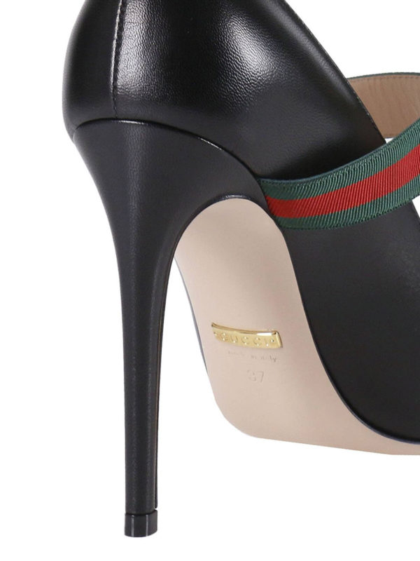 Scarpe décolleté Gucci - Décolleté con Sylvie Web - 475085CQXS01060