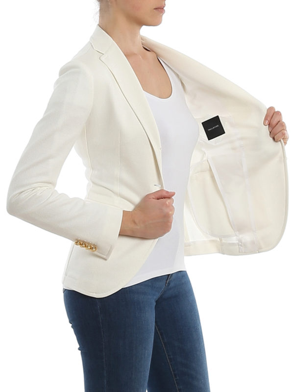 بلیزر Tagliatore - Cotton jersey blazer 