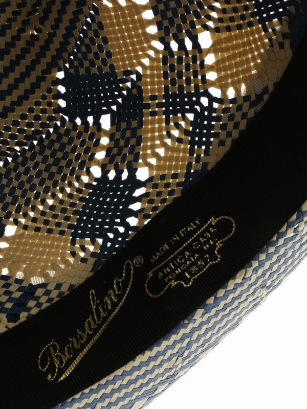 Borsalino - Textile paper fedora hat 