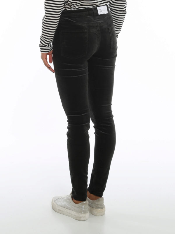 Skinny velvet jeans 