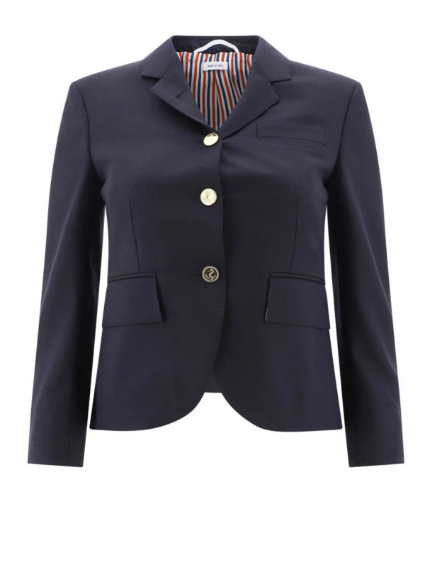 blazer with striped lining