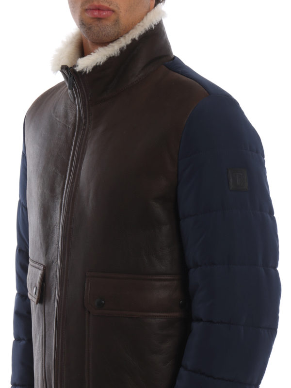 tods shearling jacket