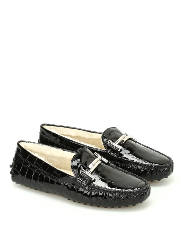 mens fur lined loafers