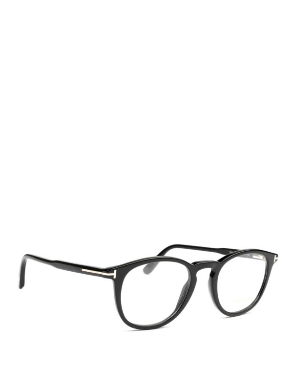 Glasses Tom Ford - Black round eyeglasses - FT5401001 