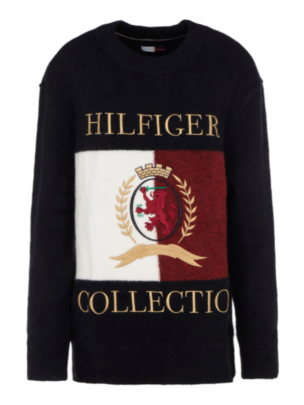 tommy hilfiger colour block jumper