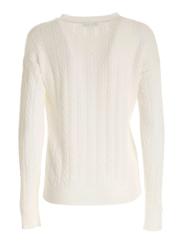 tommy white sweater