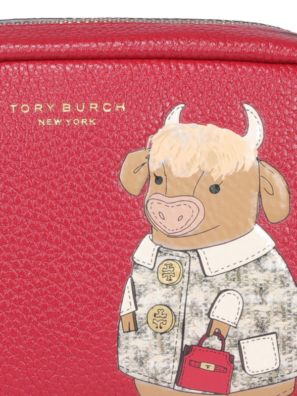 tory burch cow print bag