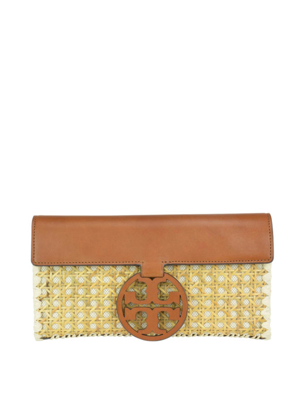 tory burch rattan clutch