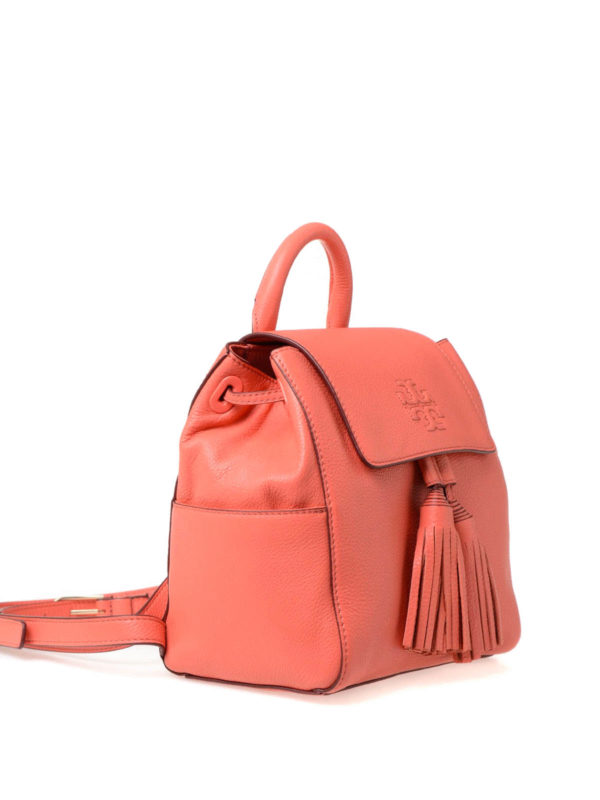 tory burch orange backpack