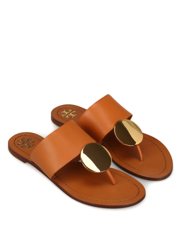 صندل Tory Burch - Patos Disk thong sandals - 46914207 | iKRIX
