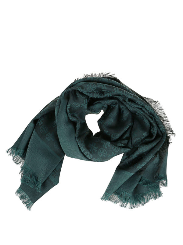 روسری Tory Burch - Logo jacquard scarf - 45664304 | iKRIX
