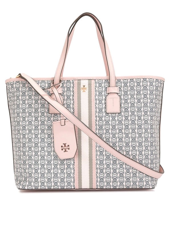 tory burch gemini link canvas small tote