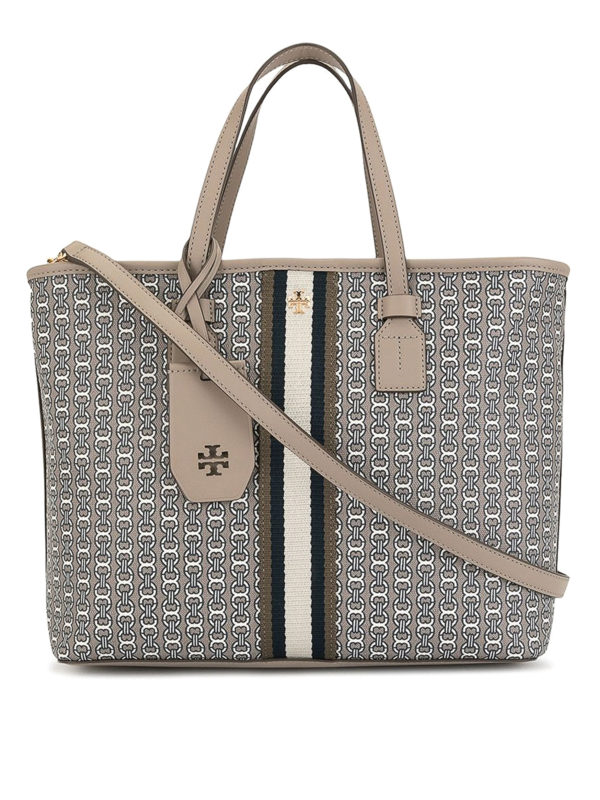 Tory Burch Small Gemini Link Canvas Tote