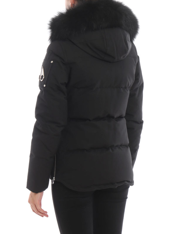 Tough cotton down padded hooded jacket 