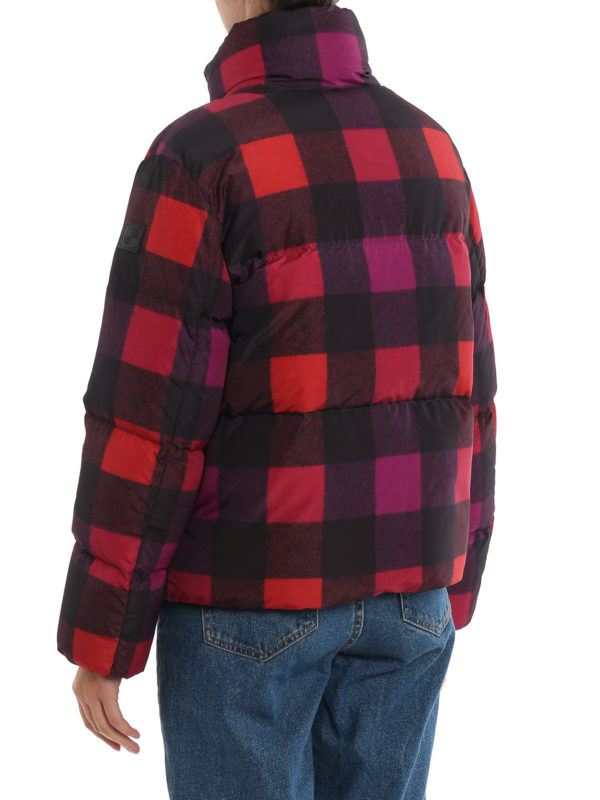 Towanda check padded jacket 