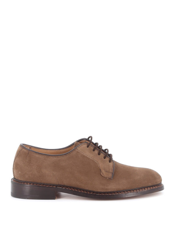 trickers suede derby