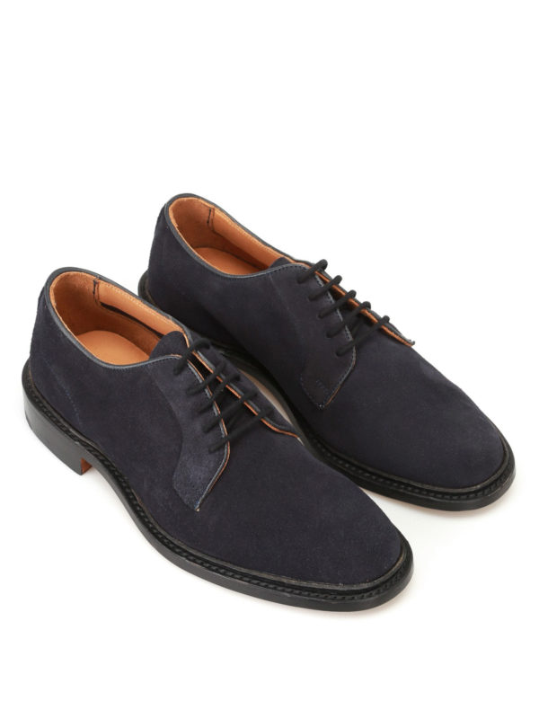 trickers suede derby