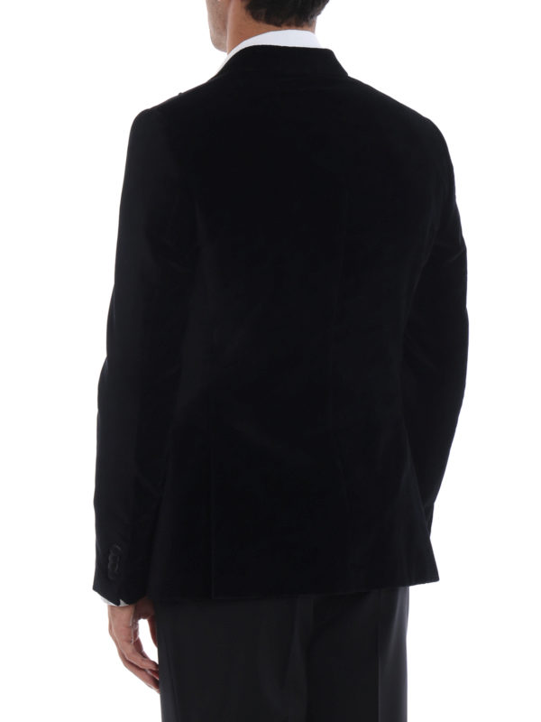 Tailored & Dinner Z Zegna - Turati black velvet tuxedo jacket ...