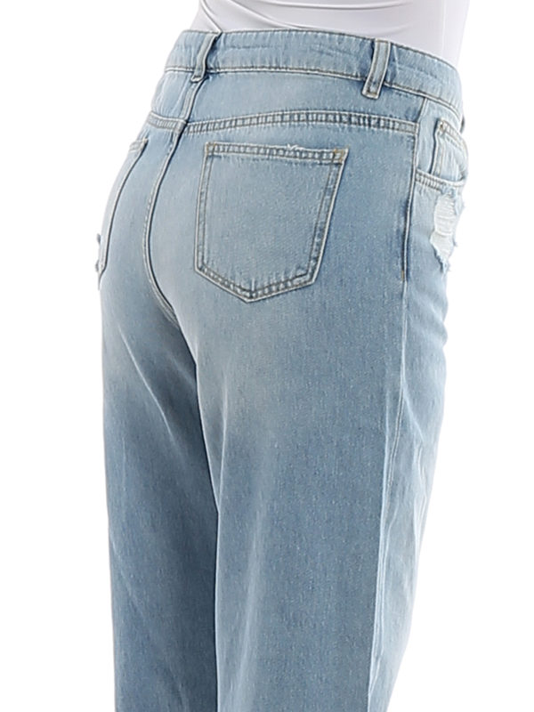 TWINSET buy online Faded flared jeans