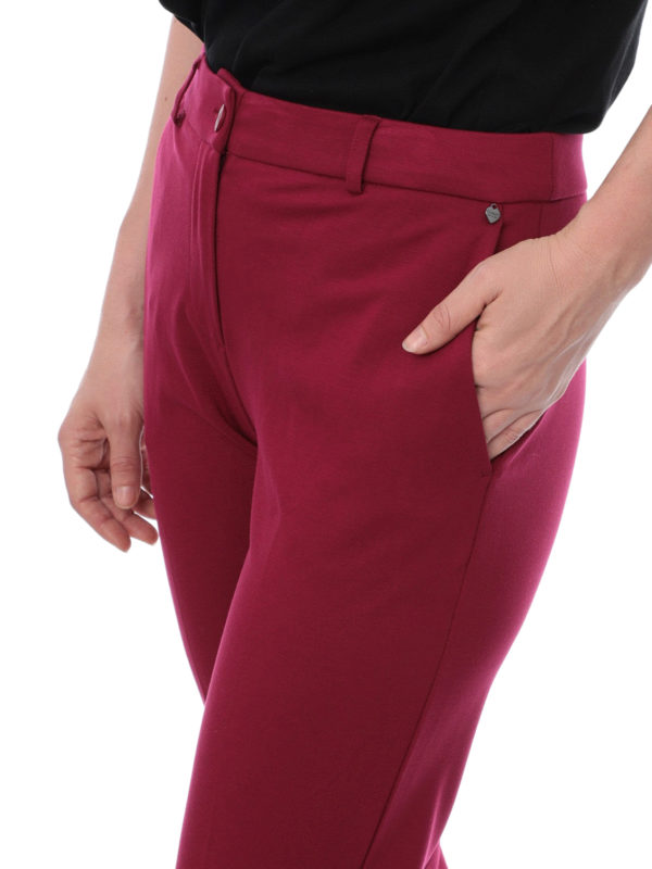 stretch cigarette trousers